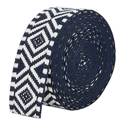 5 Yards Ethnic Style Polycotton Jacquard Rhombus Ribbon