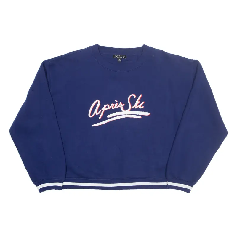 J.CREW Apres Ski Womens Sweatshirt Blue M