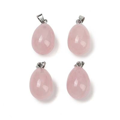 Natural Rose Quartz Pendants