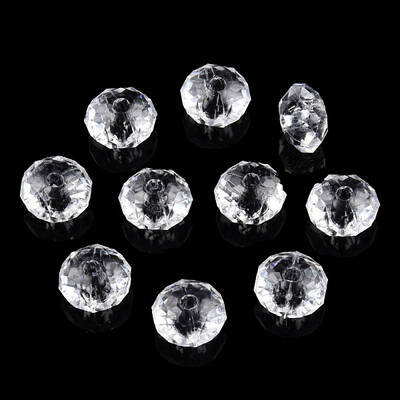 Transparent AS Plastic Beads