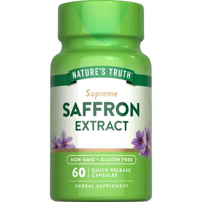 Saffron Extract Capsules | 60 count | Concentrated Extract