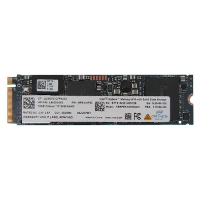 HP L48338-003 | 512GB QLC PCI Express 3.0 x4 NVMe M.2 2280 32GB Optane Internal Solid State Drive