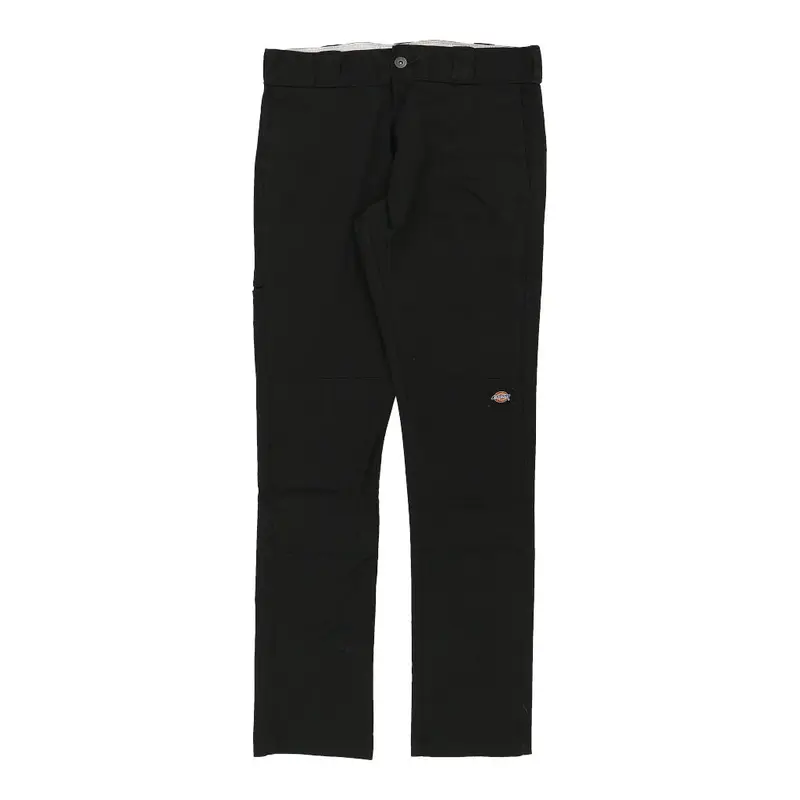 Dickies Trousers - 31W UK 12 Black Polyester Blend
