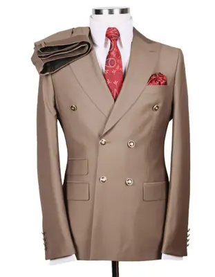 Mens Double breasted Suit - 