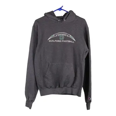 Guilford Football Champion Hoodie - Small Grey Cotton Blend