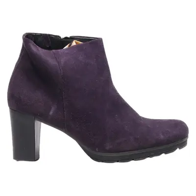 GABOR Block Heels Purple Suede Womens UK 6.5
