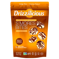 Drizzilicious S'mores Mini Rice Cakes - Gluten-Free, Vegan, Crunchy & Healthy Snack, 90 Calories per Serving, 4 oz