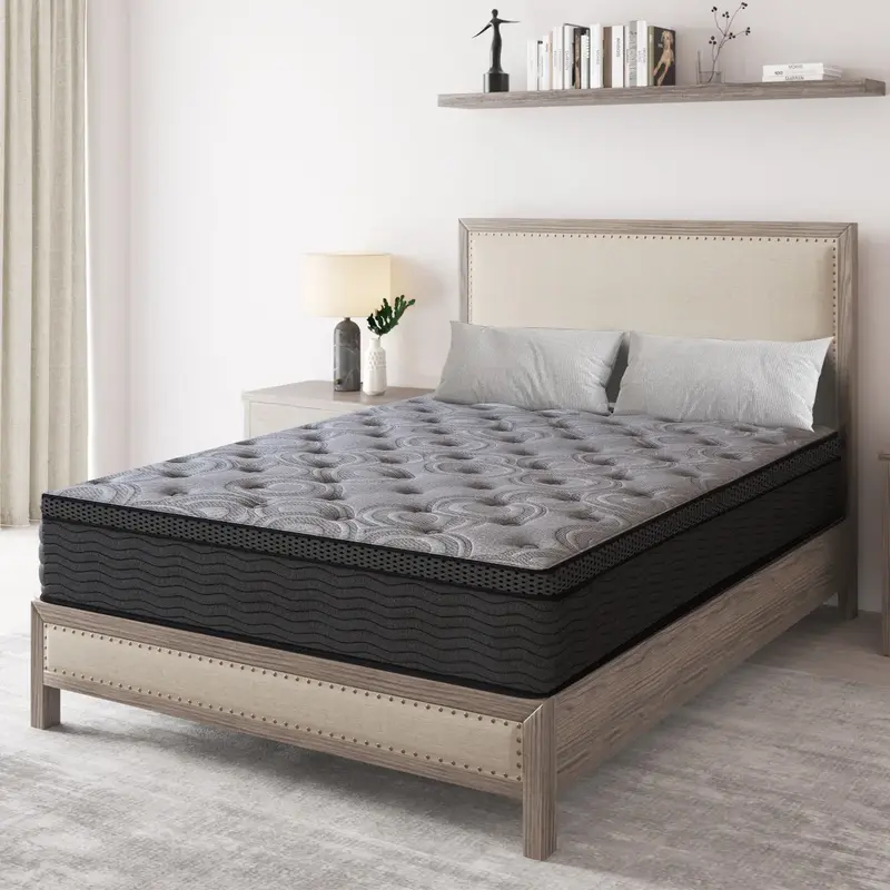 Duchess 9 /12/14 Inch Gel Memory Foam Mattress Twin Full Queen King Bed Hybrid Spring Mattress  In A Box Medium Firm