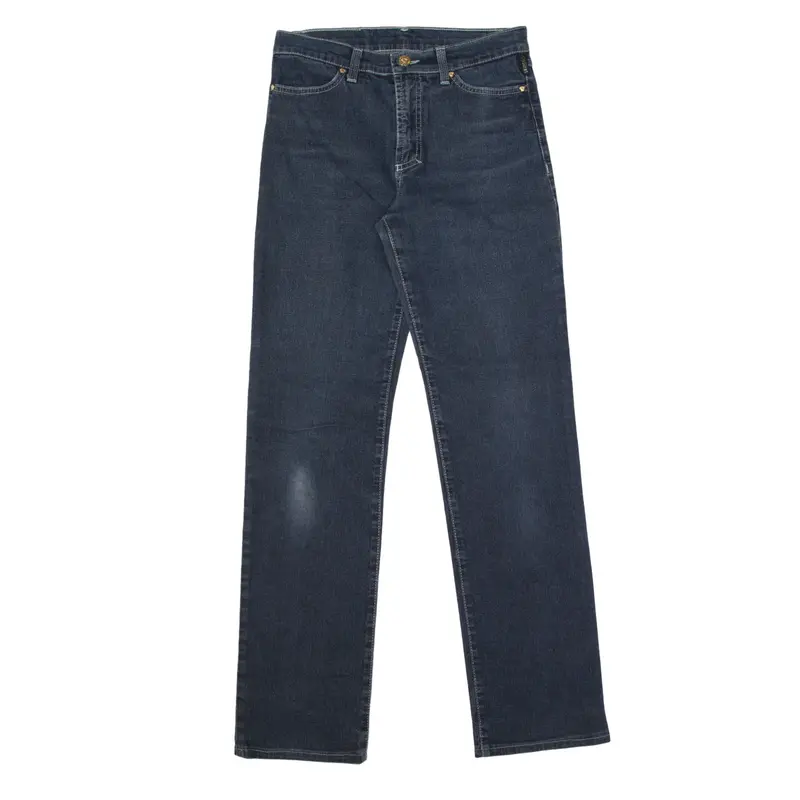 VERSACE Jeans Blue Denim Slim Straight Womens W27 L30