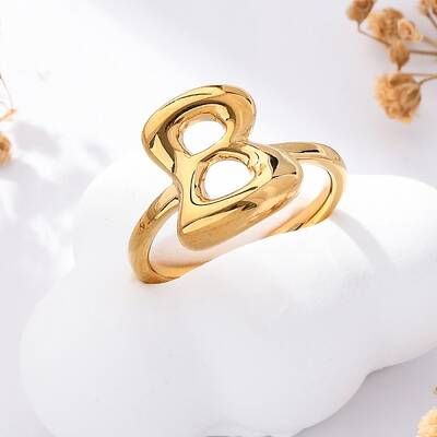 304 Stainless Steel Open Cuff Rings for Women