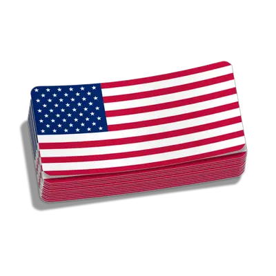 Old Glory Hard Hat Decal