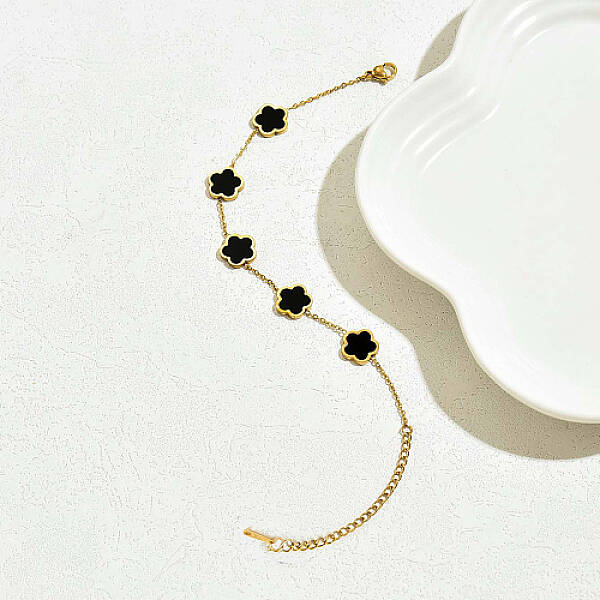 Stainless Steel Cable Chain Bracelets with Lobster Claw Clasp