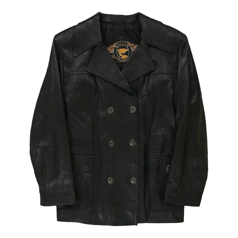 Dallas Leather Jacket - Medium Black Leather