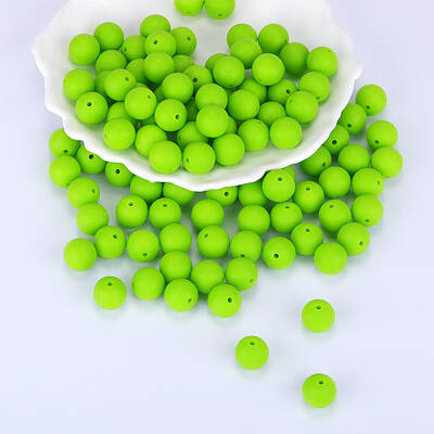 Round Silicone Focal Beads