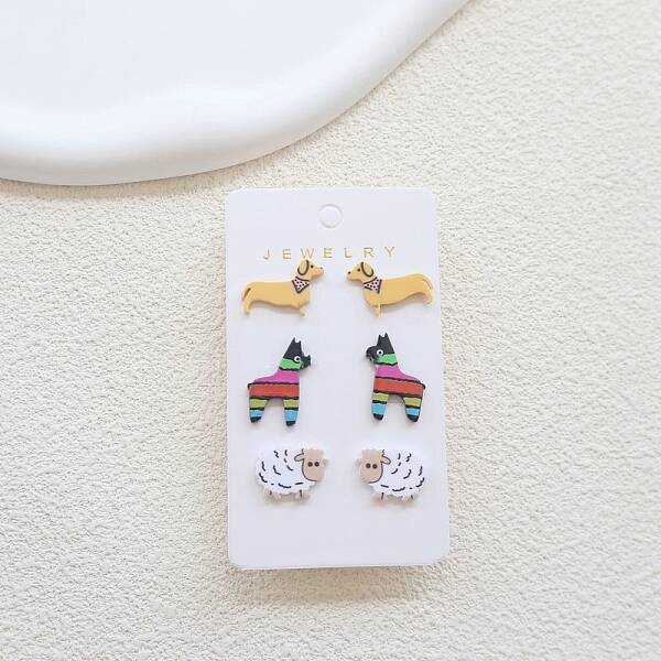 Acrylic Stud Earrings for Women