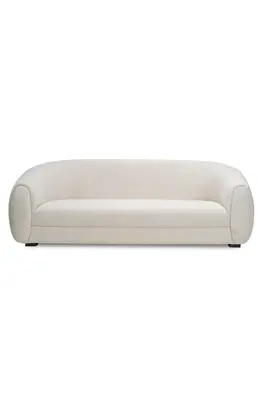 White Bouclé Upholstered Sofa | Liang & Eimil Voltaire