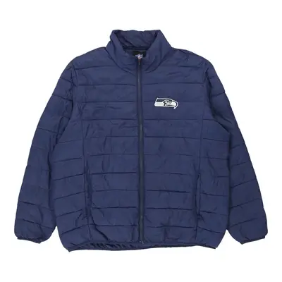 Seattle Seahawks Nfl Puffer - 2XL Navy Nylon