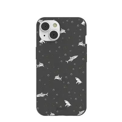 Black Lil Sharks iPhone 14/16e Case
