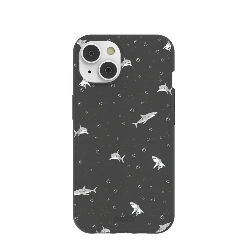 Black Lil Sharks iPhone 14/16e Case