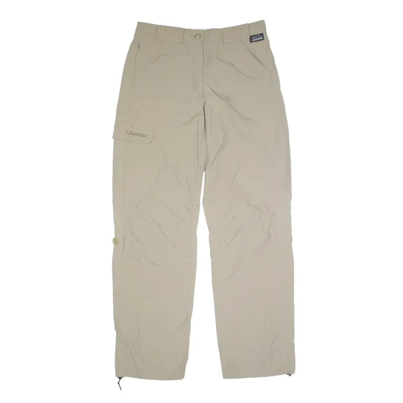 ACF BY SCHOFFEL Cargo Trousers Beige Regular Straight Nylon Womens W30 L32