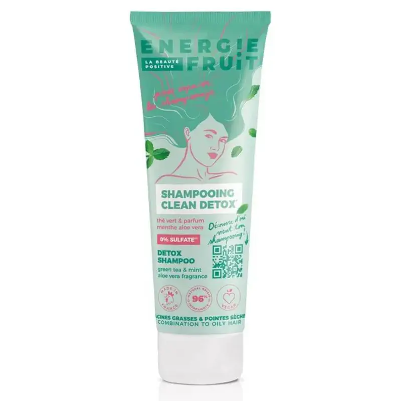 Energie Fruit Detox Cleansing Shampoo The Green Oily Roots & Dry Tips 250ml