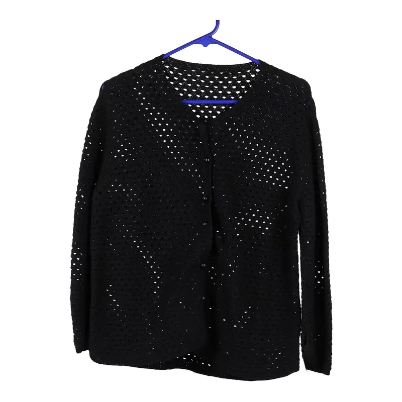 Unbranded Cardigan - Large Black Cotton Blend