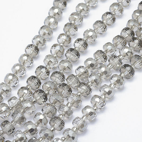 Electroplate Glass Beads Strands