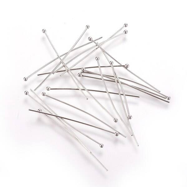 Tarnish Resistant 304 Stainless Steel Ball Head pins