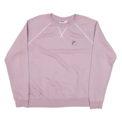 FILA Sweatshirt Purple Mens L