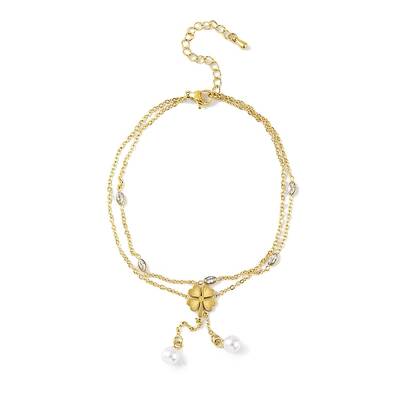 Ion Plating(IP) 304 Stainless Steel Anklets