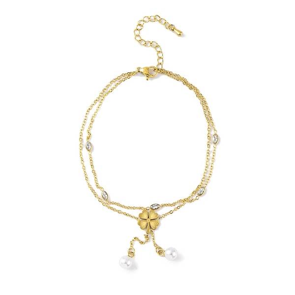Ion Plating(IP) 304 Stainless Steel Anklets