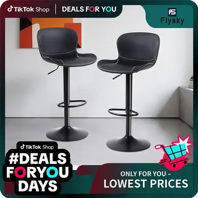 Flysky Counter Height Swivel Barstools Dining Chairs PU Leather Counter Height Barstools with Back, Height Adjustable Swivel...