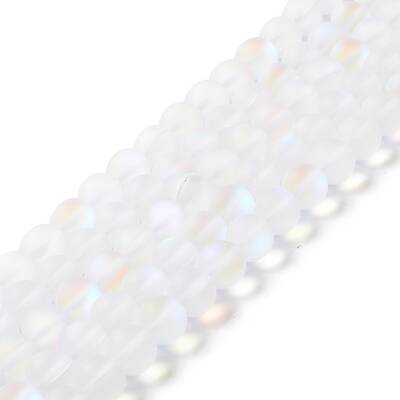 Synthetic Moonstone Beads Strands