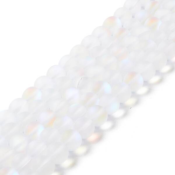 Synthetic Moonstone Beads Strands