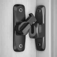 90 Degree Barn Door Lock, Sliding Door Lock, Anti-theft Door Lock, Window Hardware for Home, Office, Hotel, Apartment