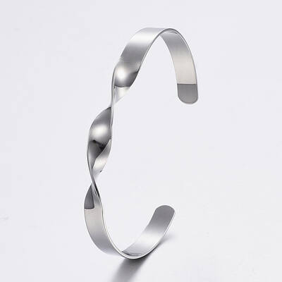 Tarnish Resistant 304 Stainless Steel Cuff Bangles