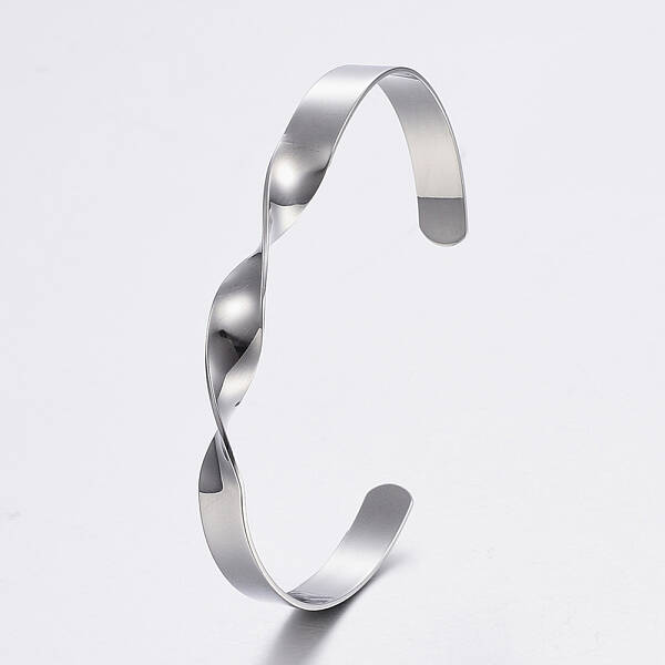 Tarnish Resistant 304 Stainless Steel Cuff Bangles