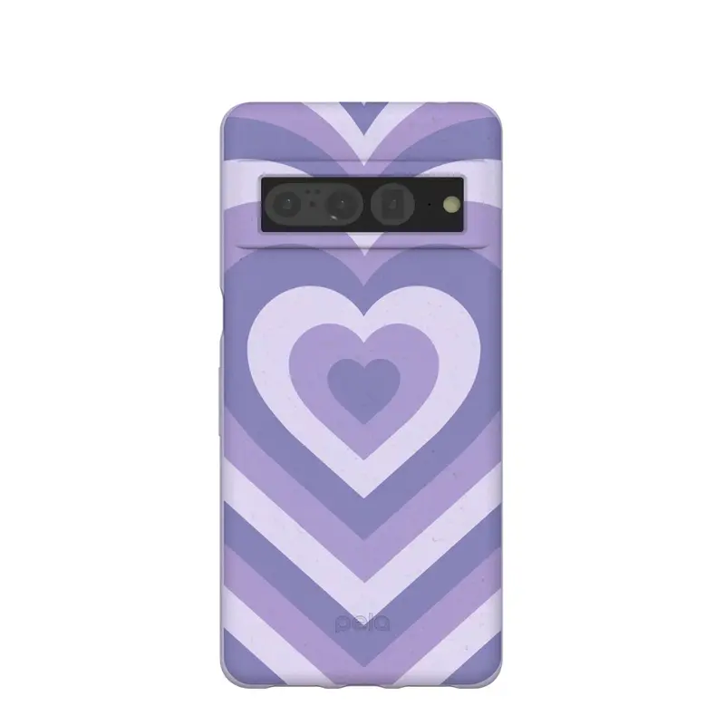 Lavender Power Hearts Google Pixel 7 Pro Case