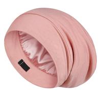 Mulberry Silk Bonnet for Sleeping Women, No More Frizzy Tangled , Stay On All Night Silk  Wrap for Sleeping with Adjustable S...