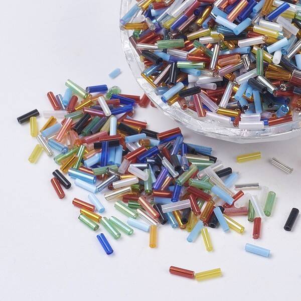 Glass Bugle Beads