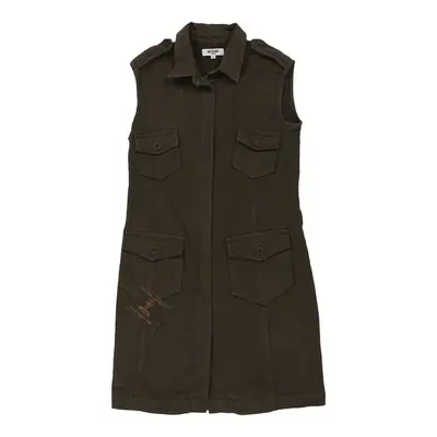 12-13 Years Moschino Shirt Dress - Medium Brown Cotton | Size: medium
