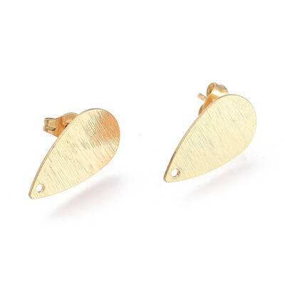 Brass Stud Earring Findings