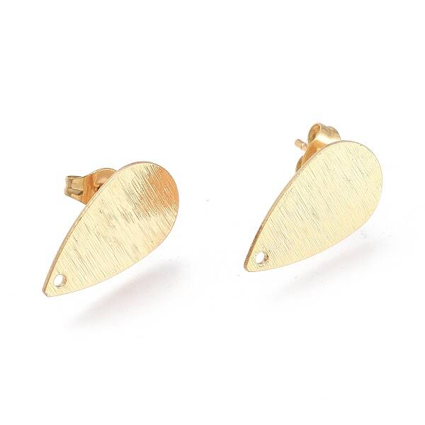 Brass Stud Earring Findings