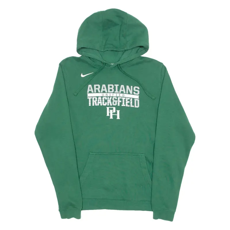 NIKE Arabians Track & Field Mens Green Hoodie USA S
