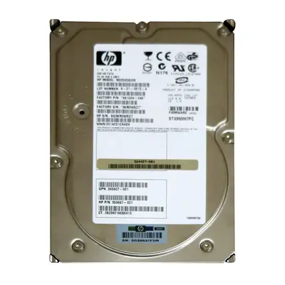 ND2505823B HP 250GB 10000RPM Fibre Channel 2Gb/s Hot Swap 3.5-Inch Internal Hard Drive