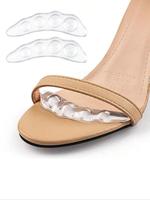 Women's Casual Non-slip Forefoot Pads, 1 Pair Transparent Soft Forefoot Pads for High Heels, Self-adhesive Shoes Inserts for ...