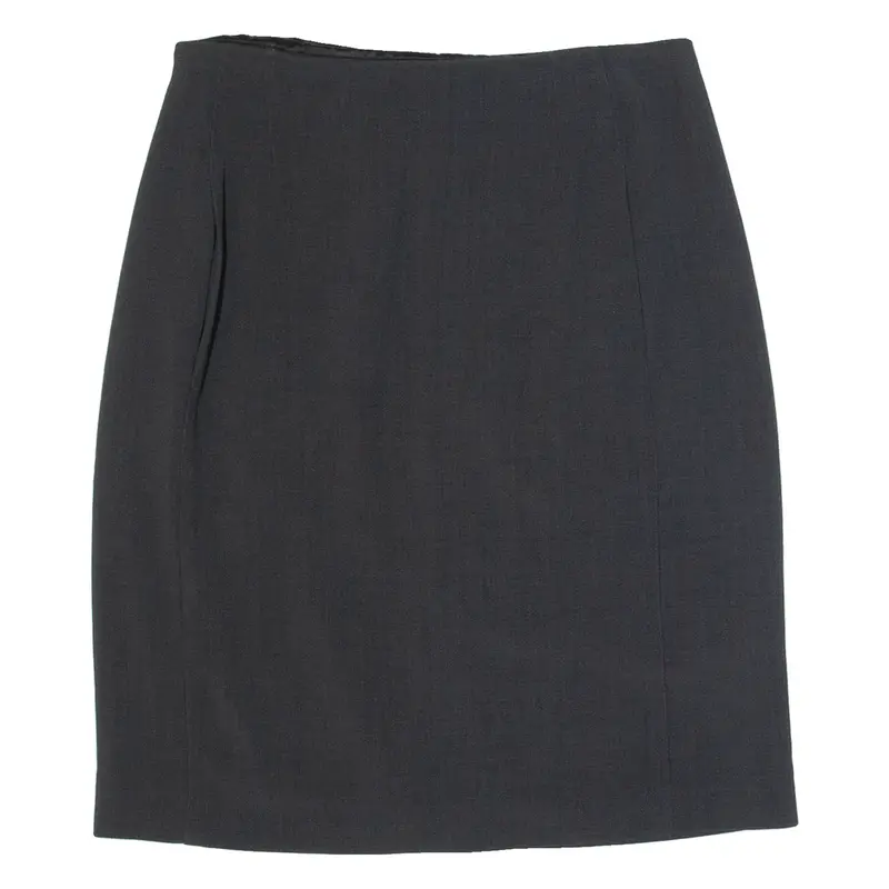 JIGSAW Womens Pencil Skirt Grey Knee Length Wool UK 10