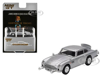 Aston Martin DB5 RHD (Right Hand Drive) Birch Silver Metallic 007 James Bond \