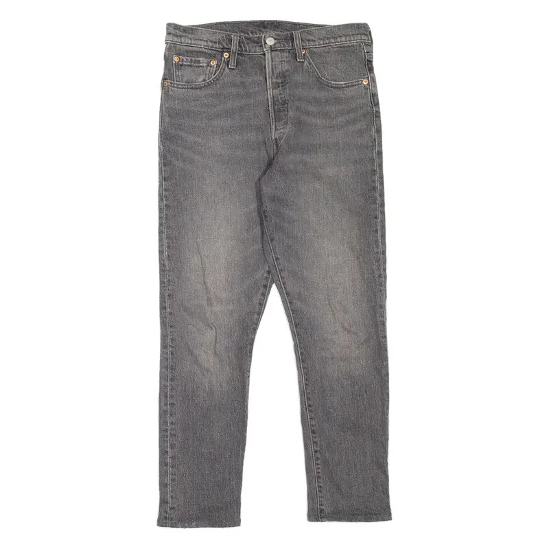 LEVI'S 501S Jeans Womens Grey Skinny Straight Stone Wash W29 L28
