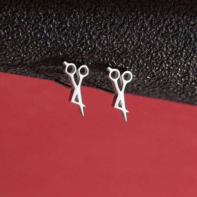 Stainless Steel Small Animal Stud Earrings for Women